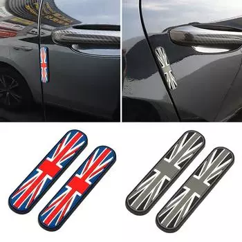 2 шт. защитная полоска для края двери автомобиля, бампер, царапины, силикагель, защита от столкновений, автомобильные декоративные наклейки, аксессуары красный