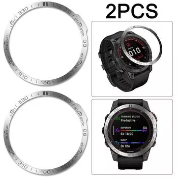 2 шт. защитное кольцо из нержавеющей стали для корпуса (Для Fenix 7X Silver)