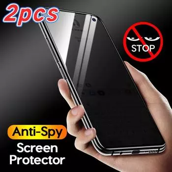 2 шт. защитное стекло для Samsung S23 S22 Ultra S20 FE S21 Plus S10 S9 S8 M31S Note 20 8 9 10 Lite защитные пленки для экрана конфиденциальности Note 8 чистый