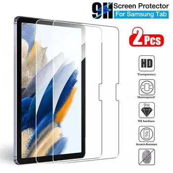 2 шт. защитное закаленное стекло для экрана Samsung Galaxy Tab S6 Lite S9 Ultra Plus S7 Fe A8 A9 Plus S8 S9 Fe A8 планшетная пленка