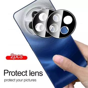 2 шт. Защитное закаленное стекло для объектива камеры Redmi 14C 4G xiaomi POCO C75, чехол HD, прозрачная стеклянная пленка для объектива RedMi 14C 4G чёрный