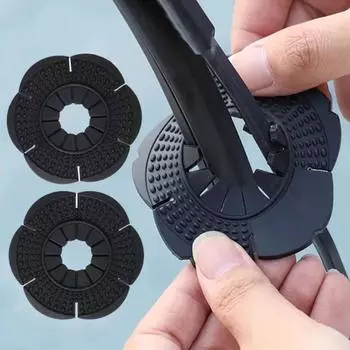 2 шт. Защитные чехлы для отверстий стеклоочистителей лобового стекла автомобиля, аксессуары для Fiat Abarth 500 Stilo Ducato Palio Bravo Doblo чёрный