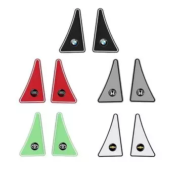 2 шт. Защитные наклейки от царапин из ПВХ для дверей, универсальные противоударные чехлы Luminous Green