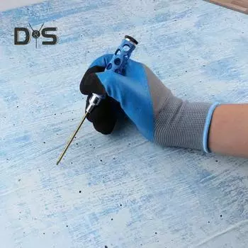 2 шт. Защитные перчатки для рук, защитные рабочие перчатки, нескользящие, дышащие, износостойкие, универсального применения, садовые перчатки синий