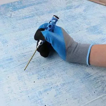 2 шт. Защитные перчатки для рук, защитные рабочие перчатки, нескользящие, дышащие, износостойкие, универсального применения, садовые перчатки синий