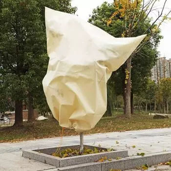 2 шт., защитный чехол для дерева, антифриза, нетканый чехол для дерева, термоусадочная пряжка, защитная сумка, защита от замерзания 100*80cm