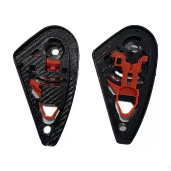 2 шт., защитный щиток для шлема, боковая пластина, аксессуары для мотоциклов, сменные детали для