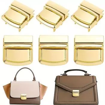 2 шт. Застежка для сумочки, связанная крючком своими руками - пряжка для кошелька с поворотным замком, аксессуар для изготовления сумок