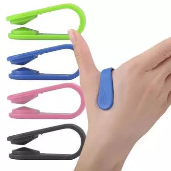 2 шт. зажим для акупрессуры, зажим для снятия мигрени, портативный зажим для снятия напряжения при головной боли для мужчин и женщин, зажим для массажа рук розовый