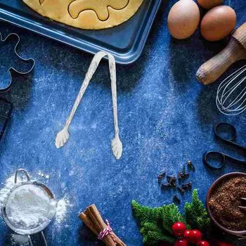 2 шт. зажим для еды кухонные принадлежности щипцы для подачи кубиков льда зажимы из нержавеющей стали портативный пинцет для кубиков сахара