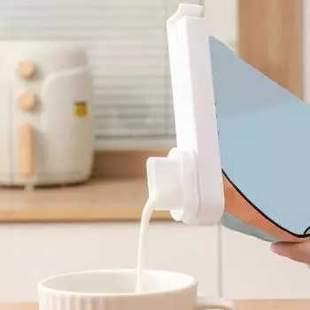 2 шт. зажим для пакета с носиком для заливки пищевых пакетов зажимы для удобного запечатывания S 2pcs