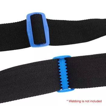 2 шт. зажим для ремня для груза для дайвинга, фиксатор ремня для груза для дайвинга, фиксатор ремня для груза для дайвинга, аксессуары для дайвинга синий
