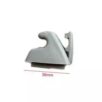 2 шт. зажим для солнцезащитного козырька автомобиля, серый, автоматический зажим для солнцезащитного козырька, держатель, кронштейн, крючок для GM Chevrolet Opel 95994975 Cruze Sonic Spark серый