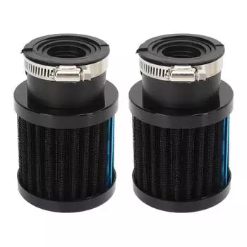 2 шт. зажим для воздушного фильтра мотоцикла на круглом коническом конусе с высоким расходом, защита двигателя, воздухоочиститель для Black