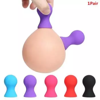2 шт., зажим для защиты сосков, зажим для пыток, бондаж, присоска для сосков, насос для увеличения груди