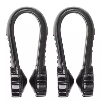 2 шт. зажим «Пасть тигра» маленький, простой в эксплуатации, для снятия боли и стресса, пластиковый зажим для акупрессуры LI4 чёрный