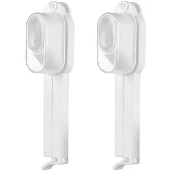 2 шт. зажимы для пищевых пакетов, с зажимами для запечатывания крышки, зажимы для закусок из сухого молока, зажимы для пакетов для еды на кухне, влагостойкие зажимы для молочных чипсов 2 pcs