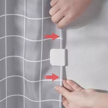 2 шт., зажимы для занавесок для душа, защита от брызг, капель воды, высококачественная защита для унитаза