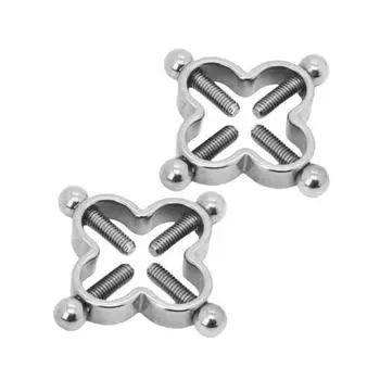 2 шт. зажимы из нержавеющей стали кольца-клеверы клипсы украшения для тела