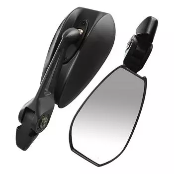 2 шт. зеркала заднего вида для мотоцикла с белыми/синими линзами, антибликовые зеркала заднего вида для руля мотоцикла, для уличных велосипедов, мотоциклов небесно-голубой