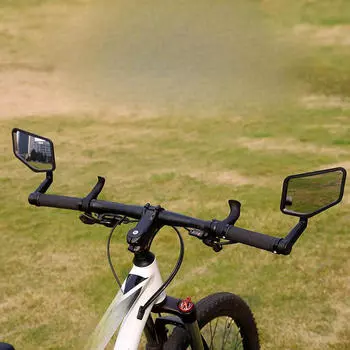 2 шт. зеркало заднего вида на руль велосипеда 17-24 мм универсальное для велоспорта