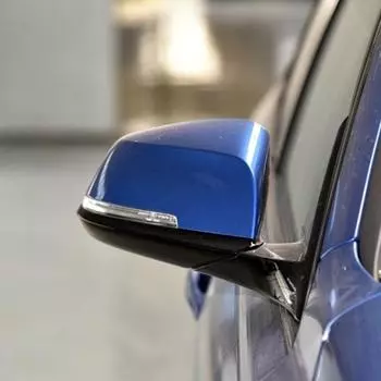2 шт., зеркало заднего вида, синяя автомобильная клаксонная оболочка, дизайн, идеально подходящая к боковому зеркалу