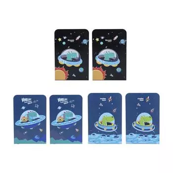 2 шт. Железные концы для книг, прочные, несущие нагрузку, устойчивые к ржавчине металлические стопоры для книг, настольные книжные полки Black