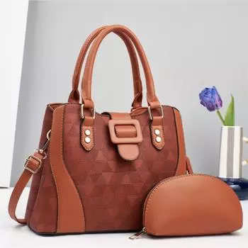 2 шт. женская большая вместительная сумка-тоут сумка-кошелек роскошное качество женская дорожная сумка через плечо сумка для покупок с ручкой сверху