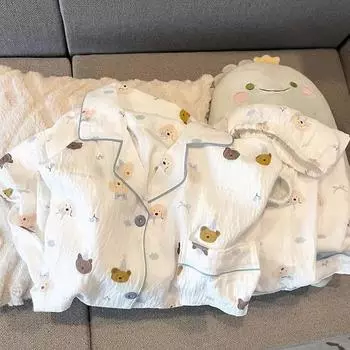 2 шт. Женская пижама, одежда для сна, повседневный пижамный комплект, шорты с короткими рукавами, костюм с принтом собаки и кошки, мягкая, удобная одежда для дома и отдыха M