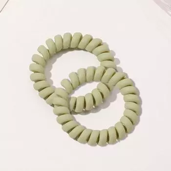 2 шт., женская пластиковая веревка для волос, телефонная проволока, резинка для волос, высокоэластичная резинка для волос, повязка на голову, инструменты для укладки волос синий