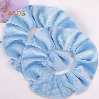 2 шт., женская тканевая веревка для волос, однотонные резинки для волос, плиссированная повязка для волос, высокоэластичная резинка для волос, повязка на голову, инструменты для укладки волос красный