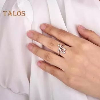 2 шт. женские открытые кольца регулируемые полые в форме кошачьей головы гладкие полированные кольца на палец в стиле ретро повседневные кольца на суставы женские ювелирные изделия серебряный