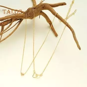 2 шт. женские ожерелья штабелируемые регулируемые полые кулоны в форме сердца сплошной цвет для выпускного вечера повседневные свидания украшения для шеи женские ожерелья на ключицы золотистый