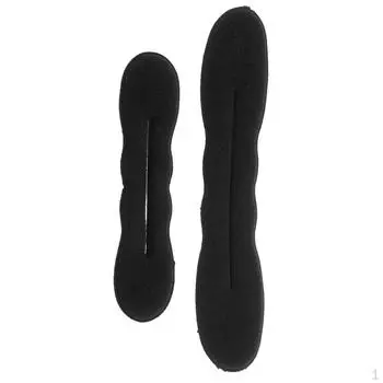 2 шт., женские плетеные зажимы для укладки, инструмент для изготовления булочек для кос