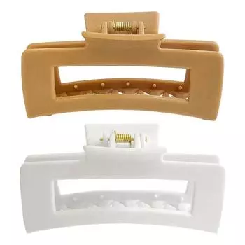 2 шт. Женские заколки для волос, нескользящие, с надежной фиксацией, квадратные, матовые, заколки для волос в форме облака, заколка для затылка, аксессуары для волос B