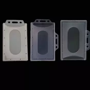 2 шт., женский и мужской универсальный рабочий держатель для удостоверения личности, прозрачный держатель для карт, чехол для студенческого билета, закрытый пропуск, офисный значок