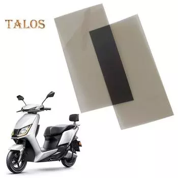 2 шт. ЖК-поляризационная пленка для электроскутеров, защитная крышка для дисплея электровелосипеда, устойчивая к царапинам и грязи, простая установка, прозрачный экран серый