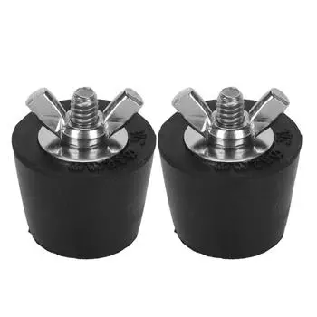 2 шт. Зимняя заглушка для бассейна из резины и нержавеющей стали для бассейна, зимние расширительные заглушки для бассейна 32mm / 1.3in