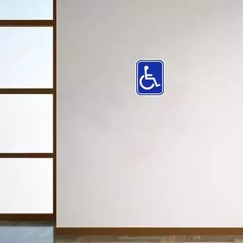 2 шт. Знак для инвалидов Инвалидность Мобильность Парковка Автомобильная наклейка ПВХ Наклейка Для Авто синий