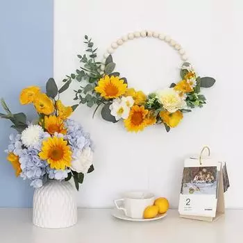 2 шт. золотое макраме кольцо венок металлический ловец снов цветочный обруч центральный элемент с деревянными подставками держатели для свадьбы день рождения украшение дома своими руками ремесла 200mm