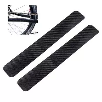 2 шт. ZTTO защитная наклейка на перья велосипеда, противоскользящая самоклеящаяся защитная накладка на велосипедную цепь, предназначенная для ремонта чёрный