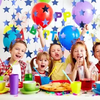 2 шт., звездный баннер, флаг, простая установка, изысканная настенная гирлянда, баннер для украшения дома, вечеринки 4m