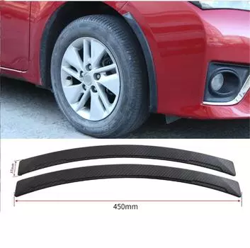 2 штуки молдинги крыльев автомобиля из углеродного волокна Защита от грязи универсальный обвес