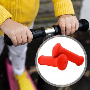 2 штуки Велосипедные ручки на руль, Детские ручки Нескользящие Легкие Простая установка Руль