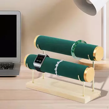 2-слойный браслет-дисплей, браслет, часы, ювелирный магазин, гостиная зелёный