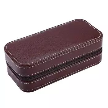 2 слота держатель для парных часов чехол для наручных часов на молнии коробка для хранения органайзер