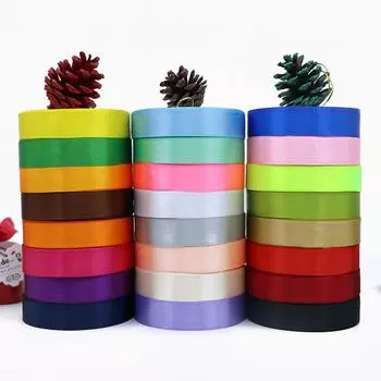 «2 см шириной, поперечная лента для подарков и выпечки тортов для украшения цветами своими руками» 22.8m/roll светло-розовый