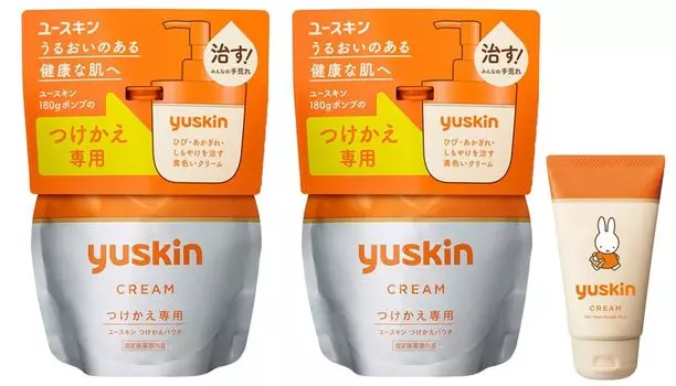 2 сменных блока Yuskin 40 г Тюбики Yuskin 1 набор Miffy + (2 сменных блока, тюбик)