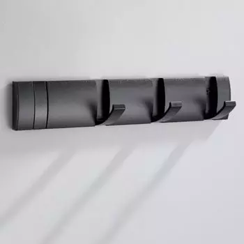 2 способа установки, складной крючок, алюминиевый настенный крючок, складная вешалка для кухни 4 Hooks золотой