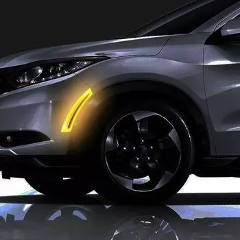 2 Stck/Set Auto-Radabweisende AufkleberSicherheitswarnbandKollisionswarnung in der Dunkelheit, geeignet fr alle Autos